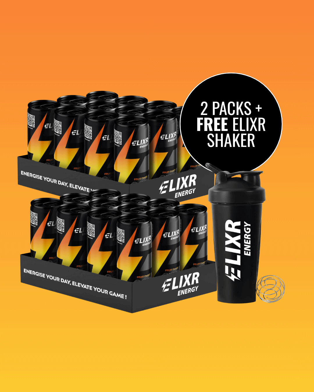 Elixr Fruit Twist Pre-Workout Drink Bundle