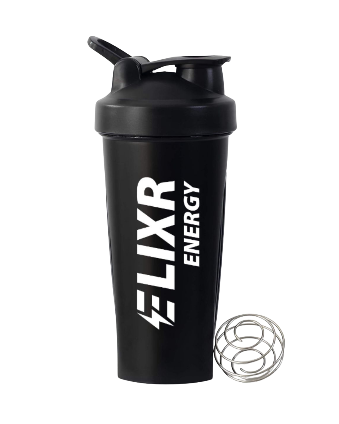 Elixr energy powder shaker in black