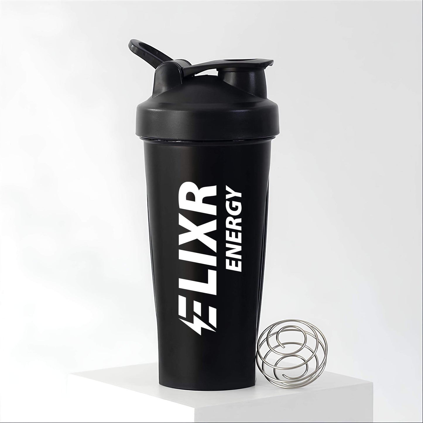Black Elixr Energy shaker bottle