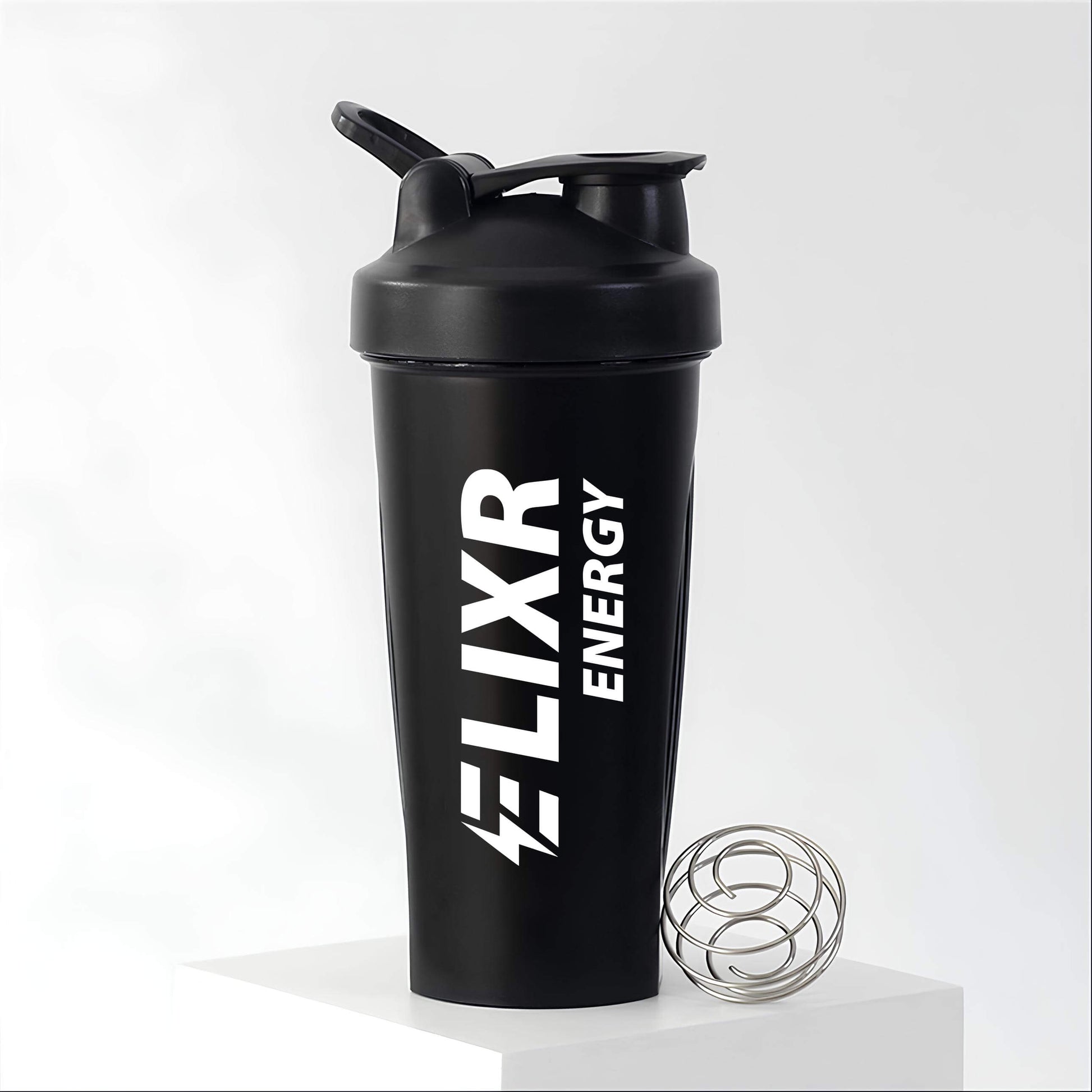 Black Elixr Energy shaker bottle